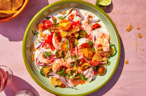 Grilled Shrimp Ceviche With Corn and Coconut: A Tropical Delight for Any Season